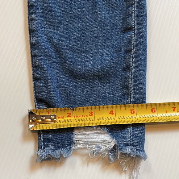 Loft high waist skinny jeans, slim pockets, women’s size 28 petite - Picture 14 of 16